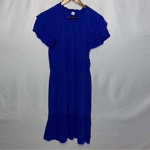 Old Navy Women's Blue Short Sleeve Dress - Picture 2 of 6